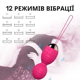 Набір вагінальних кульок I’MCUM Kegel Queen 4in1 Рожевий (IM-KGE205) - мініатюра 3