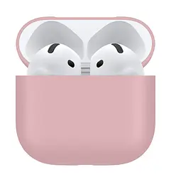 Чохол для навушників MAKE Apple AirPods 4 Silicone Pink