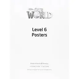 Our World 6 Poster Set