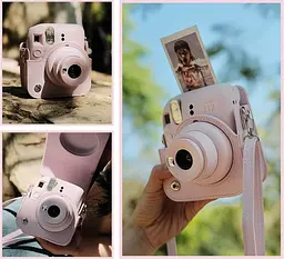Чохол для фотоапарата Fujifilm Instax Mini 12 рожевий - мініатюра 4