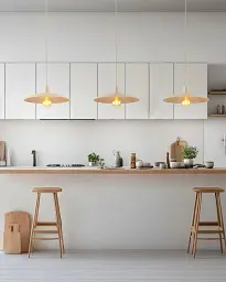 Підвісний світильник, люстра TK Lighting 10711 Astra E27 1x15W IP20 бежевий - мініатюра 2