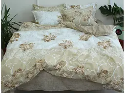 Комплект постільної білизни з компаньйоном (R-T9137) Євро TAG tekstil pbe0036760 - мініатюра 3