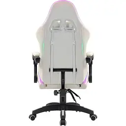 Крісло ігрове Defender Energy, Клас 4, 50 мм, PU, RGB, біле - мініатюра 4
