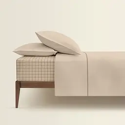 Комплект постільної білизни Cosas полуторний MAGNOLIA CS1 160 x 220 см (Ranfors12_Magnolia_CellAshbeige_160) - мініатюра 2