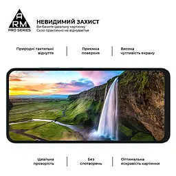 Захисне скло на Oscal C70 з олеофобним покриттям, Pro, повне проклеювання, антистатичний і пиловідштовхуючий шар, 9H, самоклеючеся, 2.5D, на весь екран, антистатичний клей, ArmorStandart (ARM71959) - мініатюра 4