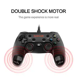 Дротовий геймпад Redragon Saturn G807 USB Xinput-PS3 12 кнопок (Чорний) - мініатюра 6