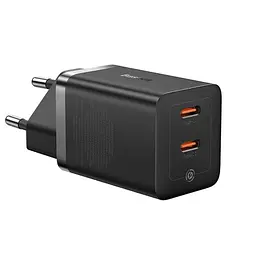 Мережевий зарядний пристрій Baseus GaN5 Pro Fast Charger C+C 40W EU чорний CCGP180101