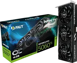 Відеокарта GeForce RTX 5060 Ti 16GB Palit Infinity 3 OC (NE7506TS19T1-GB2061S)