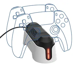 Зарядна станція для геймпадів Trust GXT 228 for PS5 White - мініатюра 5