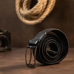 Чоловічий текстильний ремінь Vintage 115х3,4 см acs0018131 - мініатюра 6