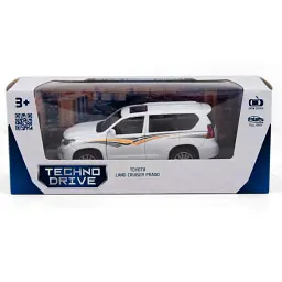 Автомодель - TOYOTA LAND CRUISER (білий) - мініатюра 3