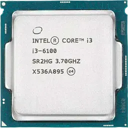 Процесор Intel Core i3 6100 LGA 1151v1 (BXC80662I36100) Б/В