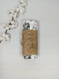 Пелюшка дитяча багаторазова непромокальна a.l.babybox Мамині обійми 80x100 см Різнокольоровий (NV 18148346) - мініатюра 3