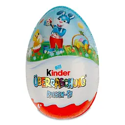 Шоколадне яйце Kinder Uberraschung Riesen Ei Maxi 220 г