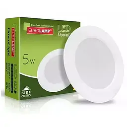 Світильник Eurolamp LED Downlight 5W 370lm 4000K (LED-DLR-5/4(new))