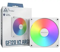 Вентилятор MONTECH GF120 V2 120MM ARGB PWM (W) - мініатюра 3
