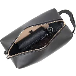 Чоловіча шкіряна косметичка GRANDE PELLE 22х12х10 см acs0018592 - мініатюра 4