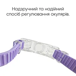Окуляри для плавання Renvo Javari Уні Anti-fog Фіолетовий, Білий OSFM (2SG300-09) - мініатюра 5