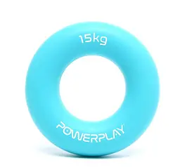 Еспандер кистьовий силіконовий PowerPlay PP-4324 Hand Grip Ring Light 15 кг Блакитний (PP_4324_15kg)