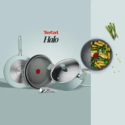 Сковорода Tefal Halo EUCALYPTUS, 20см, алюміній, бакеліт, сірий (G0160202) - мініатюра 7