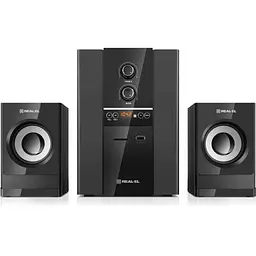 Колонки 2.1 M-355 Black, сателіти 2 x 12 Вт REAL-EL teh0021034 - мініатюра 4
