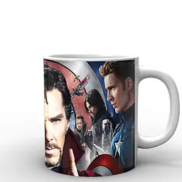 Кухоль GeekLand Доктор Стрендж Doctor Strange та інші персонажі DS.02.009 330 мл білий - мініатюра 3