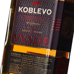 Бренді Koblevo, 5 зірок, 40%, 0,25 л - мініатюра 5