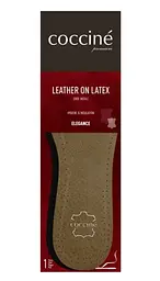 Устілки Coccine Leather On Latex - натуральна шкіра на амортизуючому латексі. Розмір 43/44 - мініатюра 4