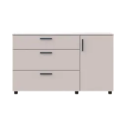 Комод Doros Торн Кашемір 3Ш/1Д 135х51.6х80 (41510187) - мініатюра 3