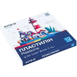 Пластилін Kite Classic, 12 кольорів, 240 г., (K-1086)
