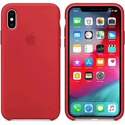 Чохол-накладка Toto Silicone Case Apple iPhone X/XS Red - мініатюра 3