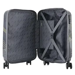 Валіза мала для ручної поклажі Semi Line 20 дюймів (S) дюймів (S) Polycarbonate/ABS-Plastic Black Pattern (T5651-1) - мініатюра 2