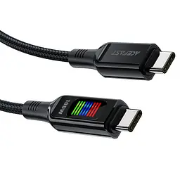Дата кабель Acefast C7-03 Type-C to Type-C 100W (1.2m) Black - мініатюра 7