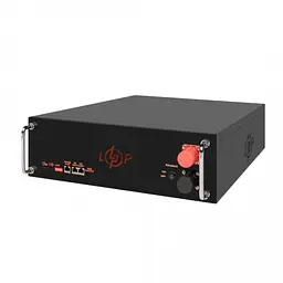 Акумулятор LogicPower LiFePO4 51,2V - 100 Ah (5120Wh) (BMS SP 100A/50А) RM RS485/CAN LCD BL - мініатюра 3