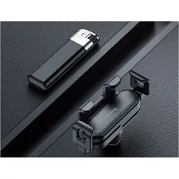 Автотримач Baseus Stable Gravitational Car Mount Lite Air Outlet Version Black (SUWX010001) [134769] - мініатюра 9