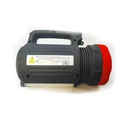 Акумуляторний ручний ліхтарик Opera Digital OP-2886 із вмонтованим Power Bank переносний з ручкою та боковою лампою 5 Вт Чорний - мініатюра 5