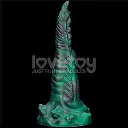 Вібратор Lovetoy Double-Claw Savage Charm 19.4 см зелений - мініатюра 3
