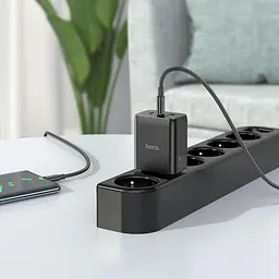 Блок живлення Hoco N18 Phenomenon 65 W GaN зарядний пристрій - мініатюра 2