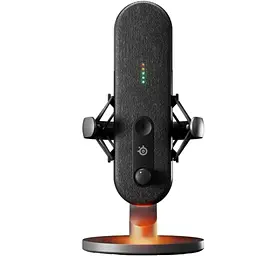 Ігровий стрім мікрофон SteelSeries Alias RGB USB 1" Capsule