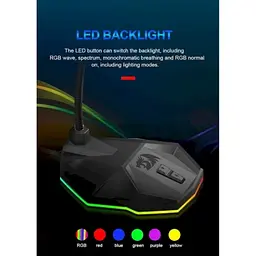 Стримовий мікрофон Redragon Stix GM99 RGB з підсвічуванням USB кабель 1.8м - мініатюра 4