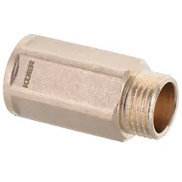 Подовжувач Koer Wm.E06-40.Wn - 1/2" -40мм (Без нікелю) KR3013