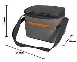 Термосумка Bo-Camp 10 Liters Grey (6702910) - мініатюра 4