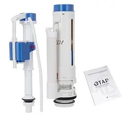 Унітаз підлоговий Qtap Tern Ultra Quiet з сидінням Slim Duroplast/ Soft-close/ Quick Release QT17226003AW - мініатюра 8