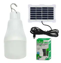 Ліхтар акумуляторна лампа CcLamp CL-022 LED сонячна панель 10 Вт - мініатюра 3