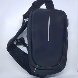 Рюкзак антизлодій із захистом та USB-портом міні Mini чорний