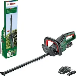 Кущоріз акумуляторний UniversalHedgeCut 18V-50 18В АКБ 1х2.5А·год 50мм крок різу 20мм ЗП AL183 Bosch sad0001726