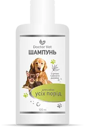 Шампунь з олією чайного дерева для собак усіх порід Doctor Vet 100 мл - мініатюра 3