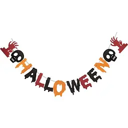 Гірлянда Halloween фетр - мініатюра 2