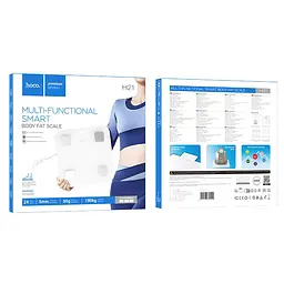 Ваги підлогові HOCO HI21 Smart body fat scale White (6942007624121) - мініатюра 2