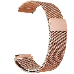 Ремінець Watchbands Milanese Loop для Samsung Gear S3 Classic - рожево-золотий ширина кріплення 22мм нержавіюча сталь розмір L (WB8071890) - мініатюра 3